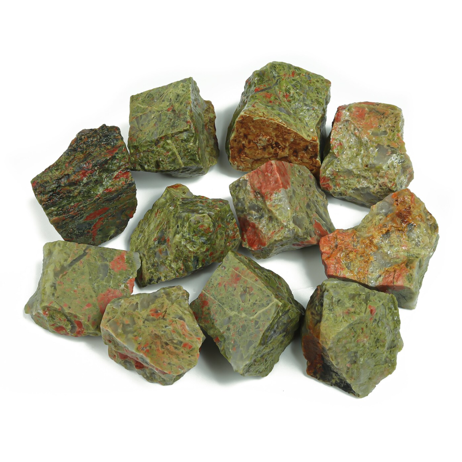 Unakite Unakite Raw Stone