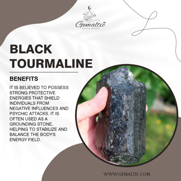 Black Tourmaline Tumbled Stone