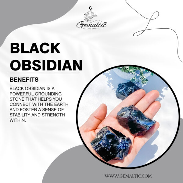 Black Obsidian Raw Stone