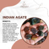 Indian Agate Tumbled Stone