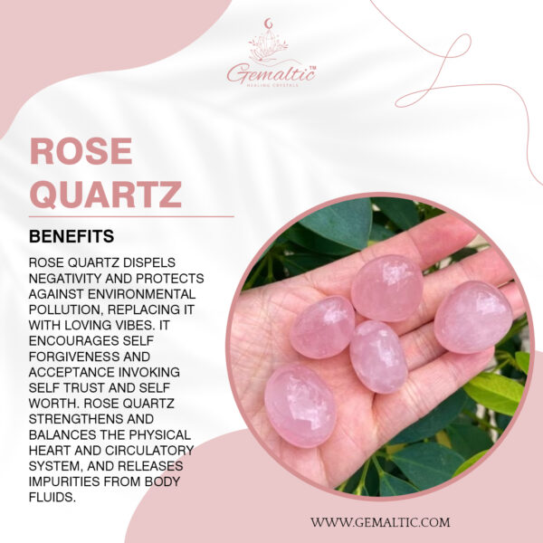 Rose Quartz Tumbled Stone