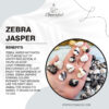 Zebra Jasper Tumbled Stone