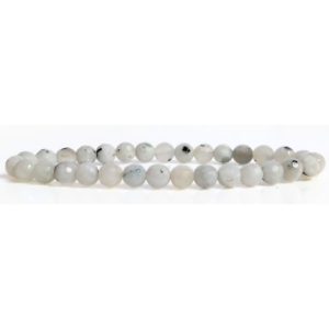 Rainbow Moonstone Faceted Beads Bracelet