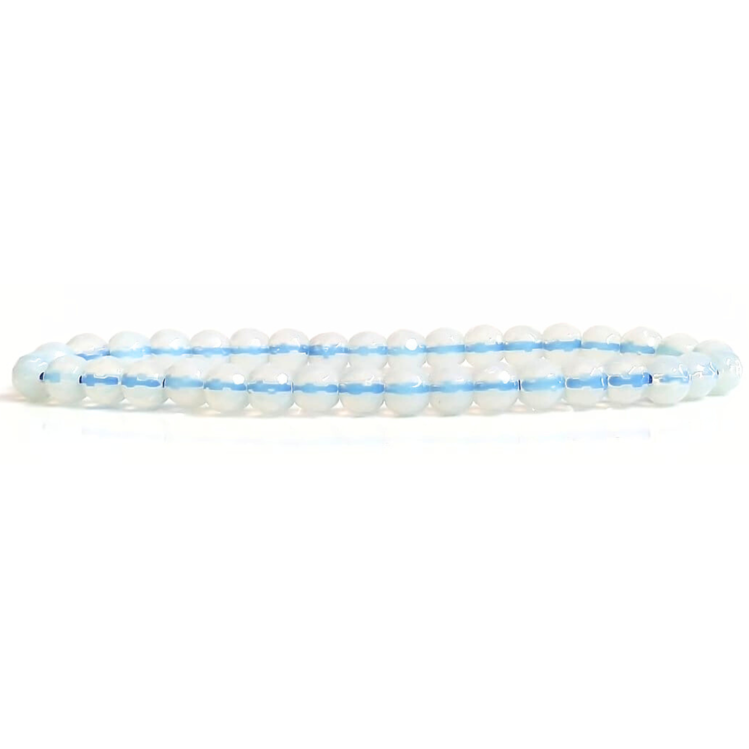 6MM Opal Faceted Beads Bracelet