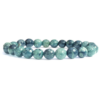 Kambaba Stone Faceted Beads Bracelet
