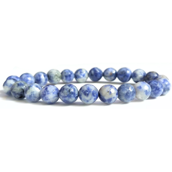 Sodalite Faceted Beads Bracelet
