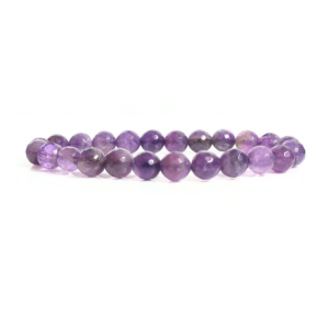 Amethyst Faceted Beads Bracelet