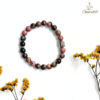 Rhodonite with Buddha Head 8MM Bracelet