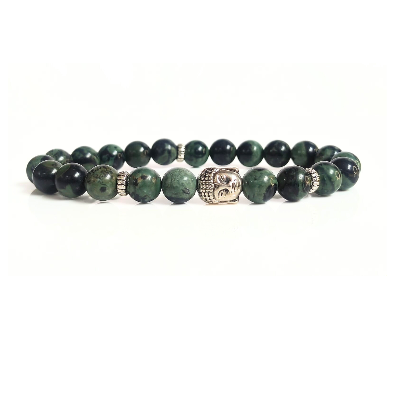 kambaba Kambaba Stone With Buddha Head 8MM Bracelet