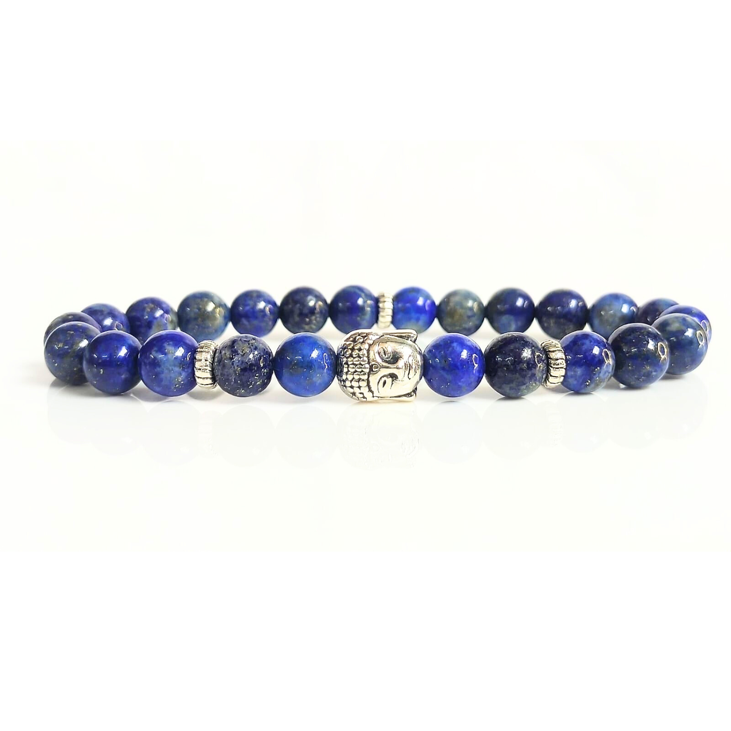 lapis Lapis Lazuli With Buddha Head 8MM Bracelet