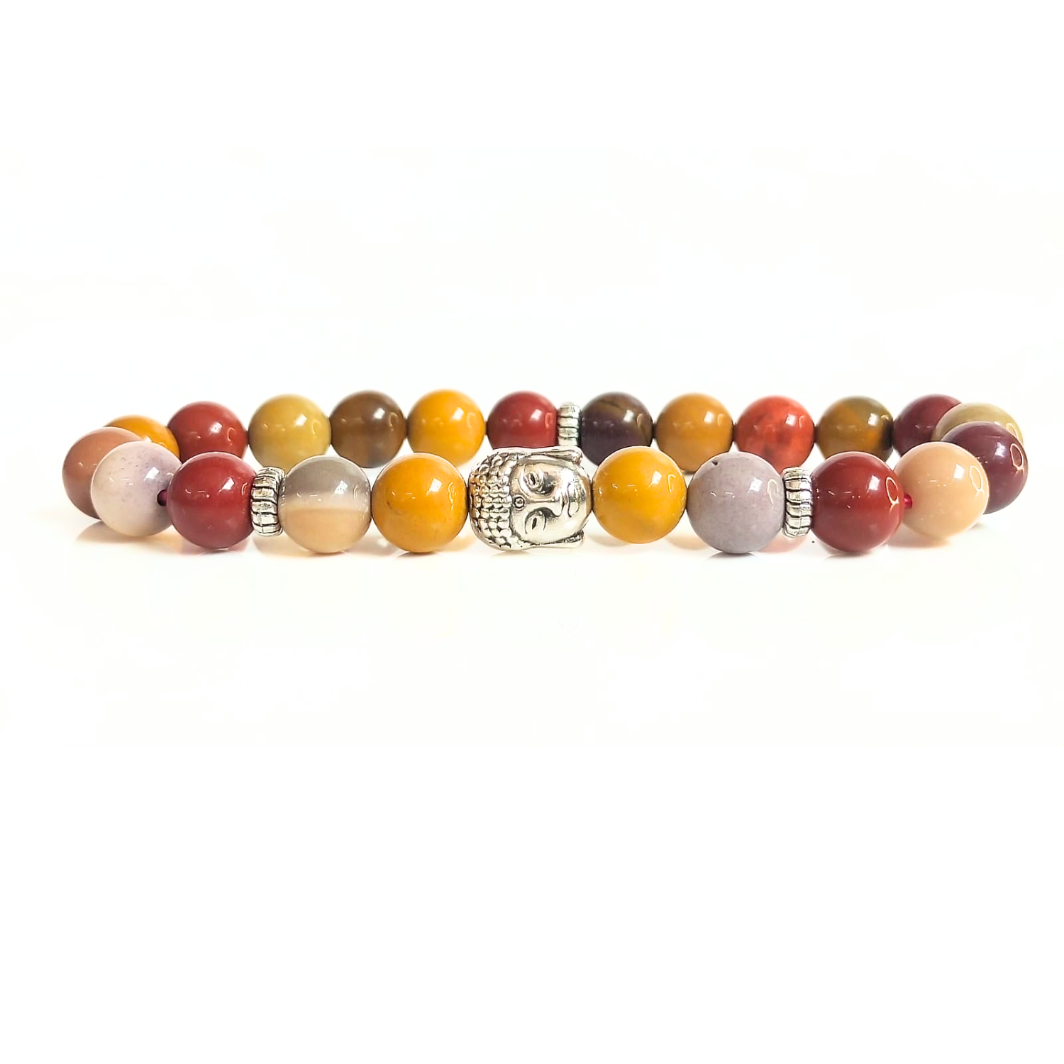 mokite Mookaite With Buddha Head 8MM Bracelet
