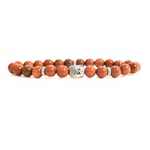 Sandstone With Buddha Head 8MM Bracelet