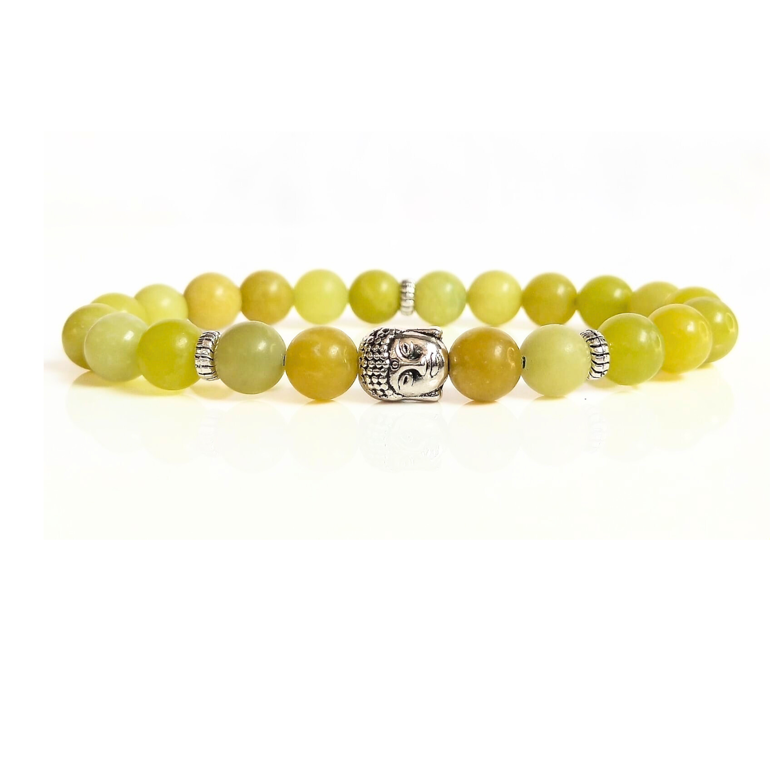 serpentine Serpentine With Buddha Head 8MM Bracelet