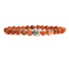 Sunstone With Buddha Head 8MM Bracelet