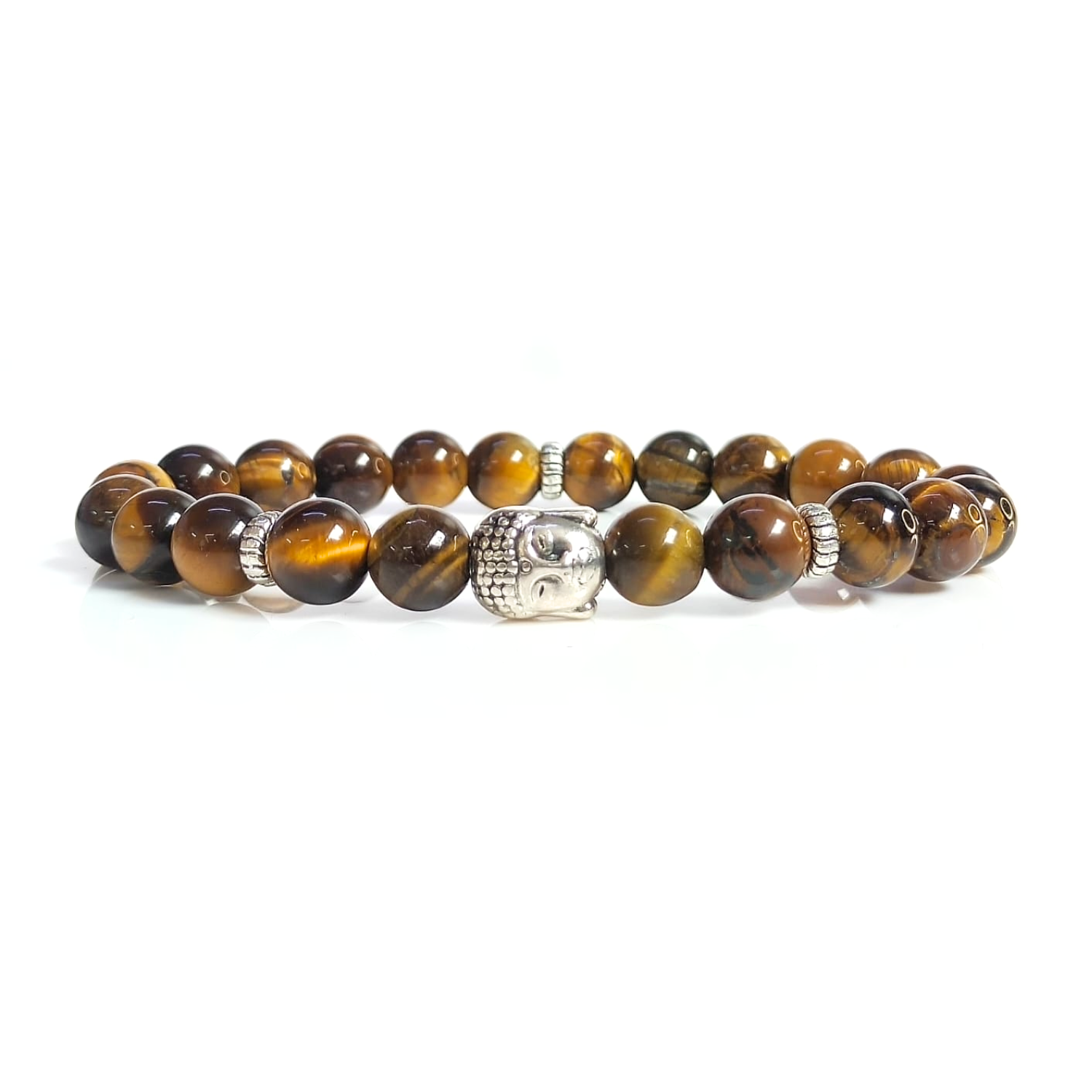 tiger eye Tiger Eye With Buddha Head 8MM Bracelet