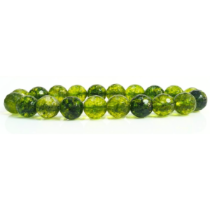 Peridot Faceted Beads Bracelet