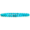 Turquoise Blue Faceted Beads Bracelet