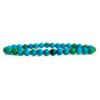 6MM Chrysocolla Faceted Beads Bracelet