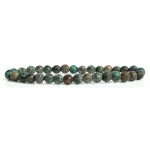 African Turquoise Faceted Beads Bracelet