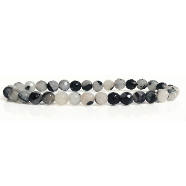 Rutile Faceted Beads Bracelet