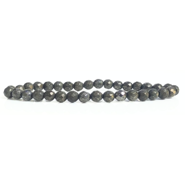 Pyrite Faceted Beads Bracelet