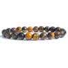 Red Tiger Eye Faceted Beads Bracelet