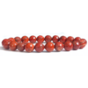 Red Jasper Faceted Beads Bracelet