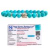 Turquoise Blue With Buddha Head 8MM Bracelet