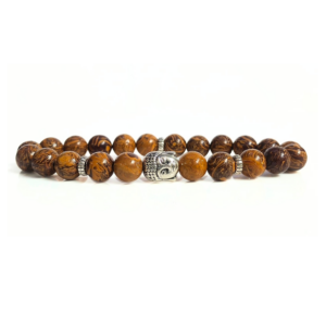 Mariam Jasper With Buddha Head 8MM Bracelet