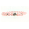 rose Rose Quartz With Buddha Head 8MM Bracelet