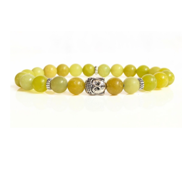 Serpentine With Buddha Head 8MM Bracelet