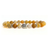 Yellow Aventurine With Buddha Head 8MM Bracelet