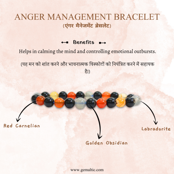 Anger Management Gemstone Bracelet