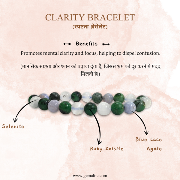 Clarity Gemstone Bracelet