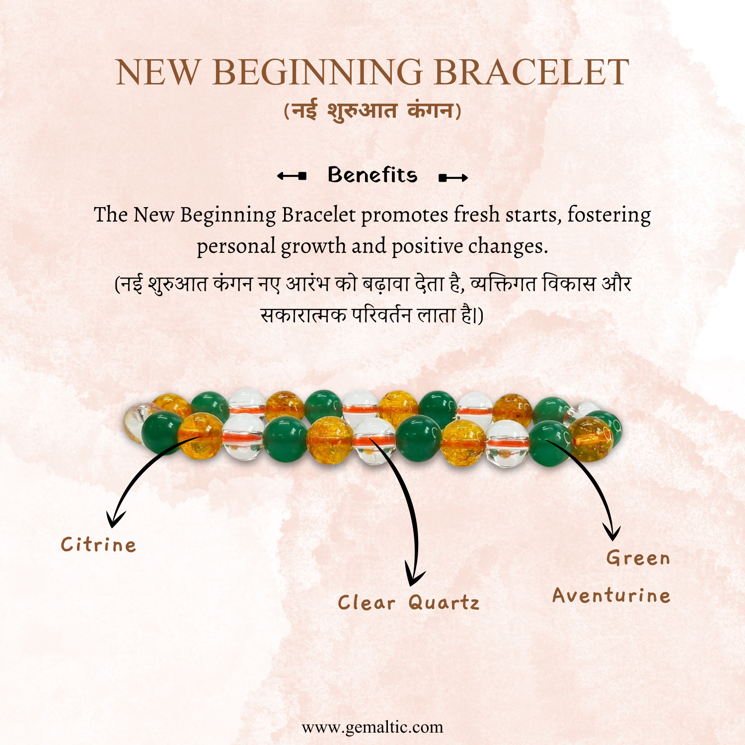 New Beginning Gemstone Bracelet