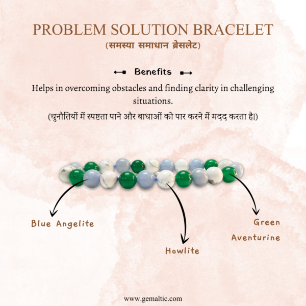 Problem Solving Gemstone Bracelet