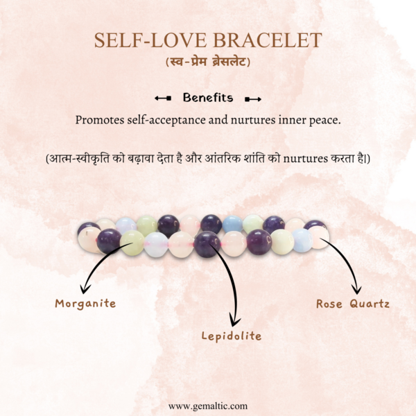 Self-Love Gemstone Bracelet