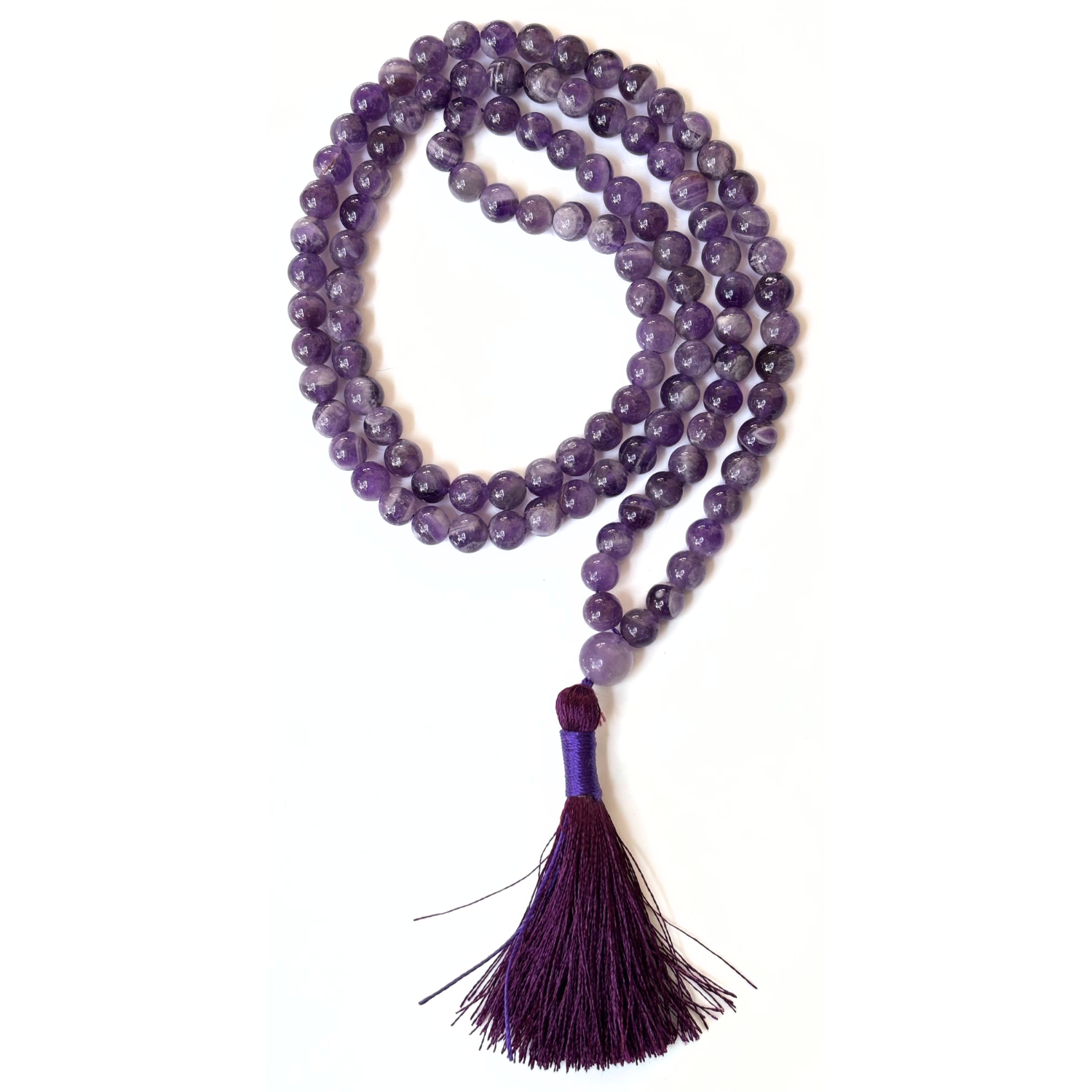 African Amethyst Jap Mala