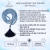 Aquamarine jap mala