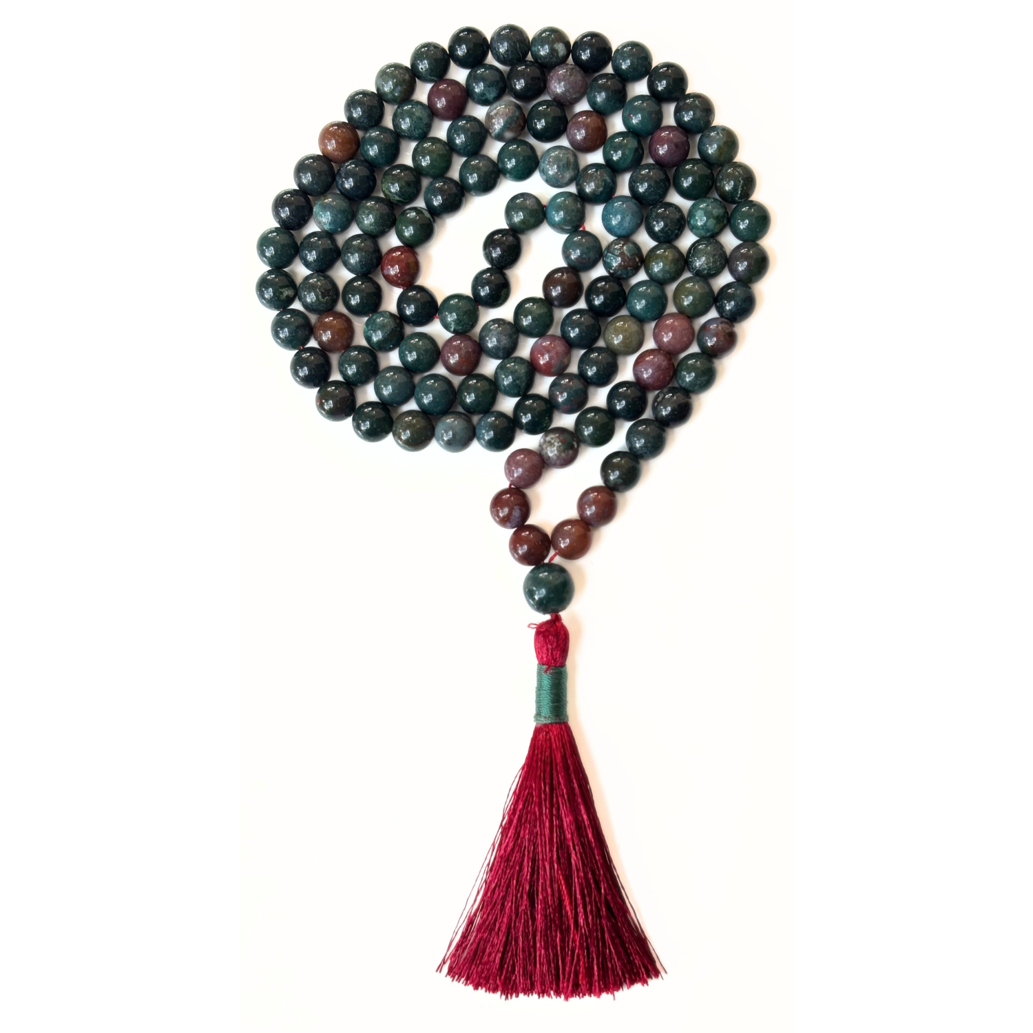 Bloodstone Bloodstone Jap Mala – 108 Healing Beads