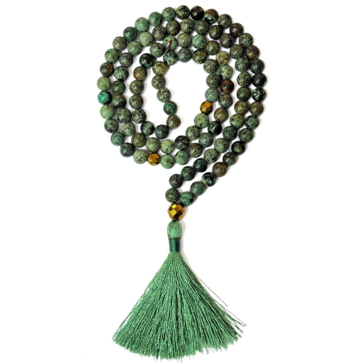 African Turquoise African Turquoise Tasbih 100 Beads for Prayer & Healing