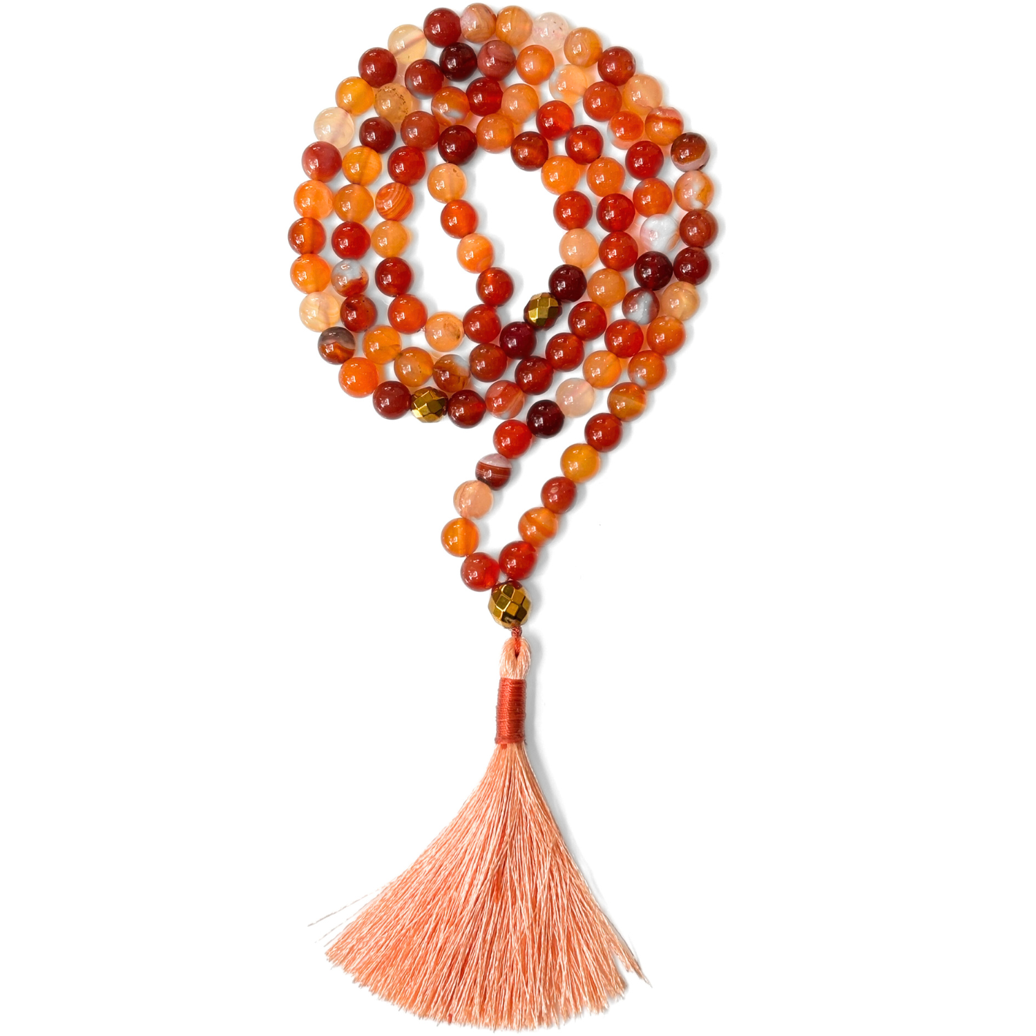 Carnelian Tasbih – 100 Beads Prayer Mala