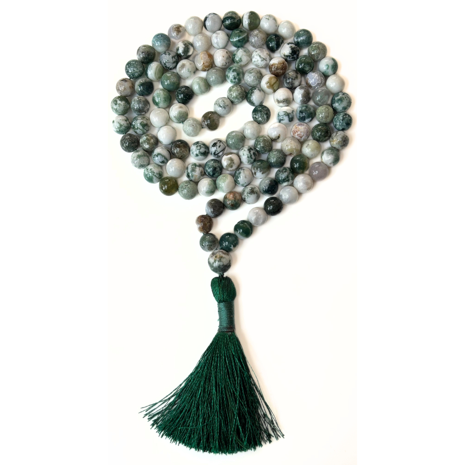 Tree Agate Tree Agate Jap Mala
