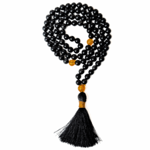 Black Obsidian Tasbih – 100 Prayer Beads