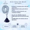 Blue Topaz Jap Mala