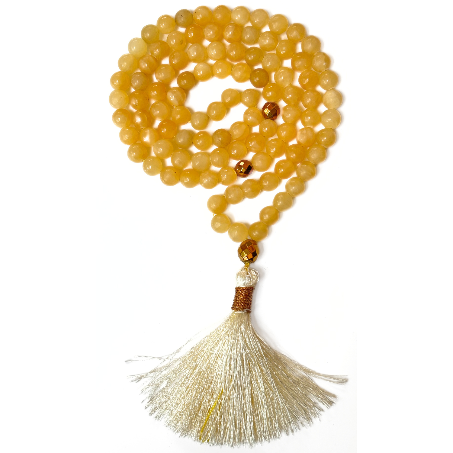 Calcite Tasbih 100 Beads – Natural Gemstone Prayer Beads for Spiritual Practice