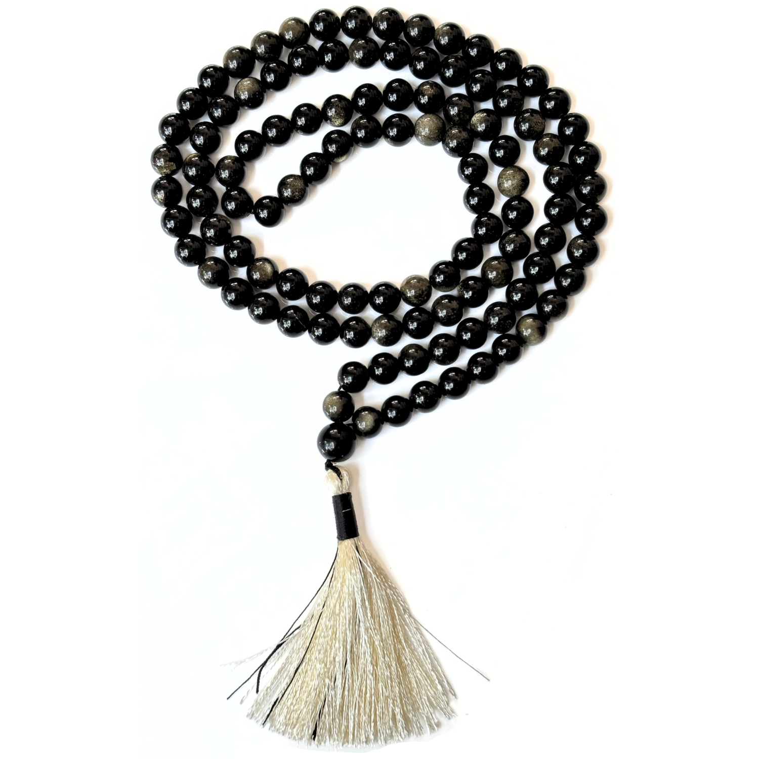 Golden Obsidian Golden Obsidian Jap Mala 108 Beads – Spiritual Healing & Jewelry