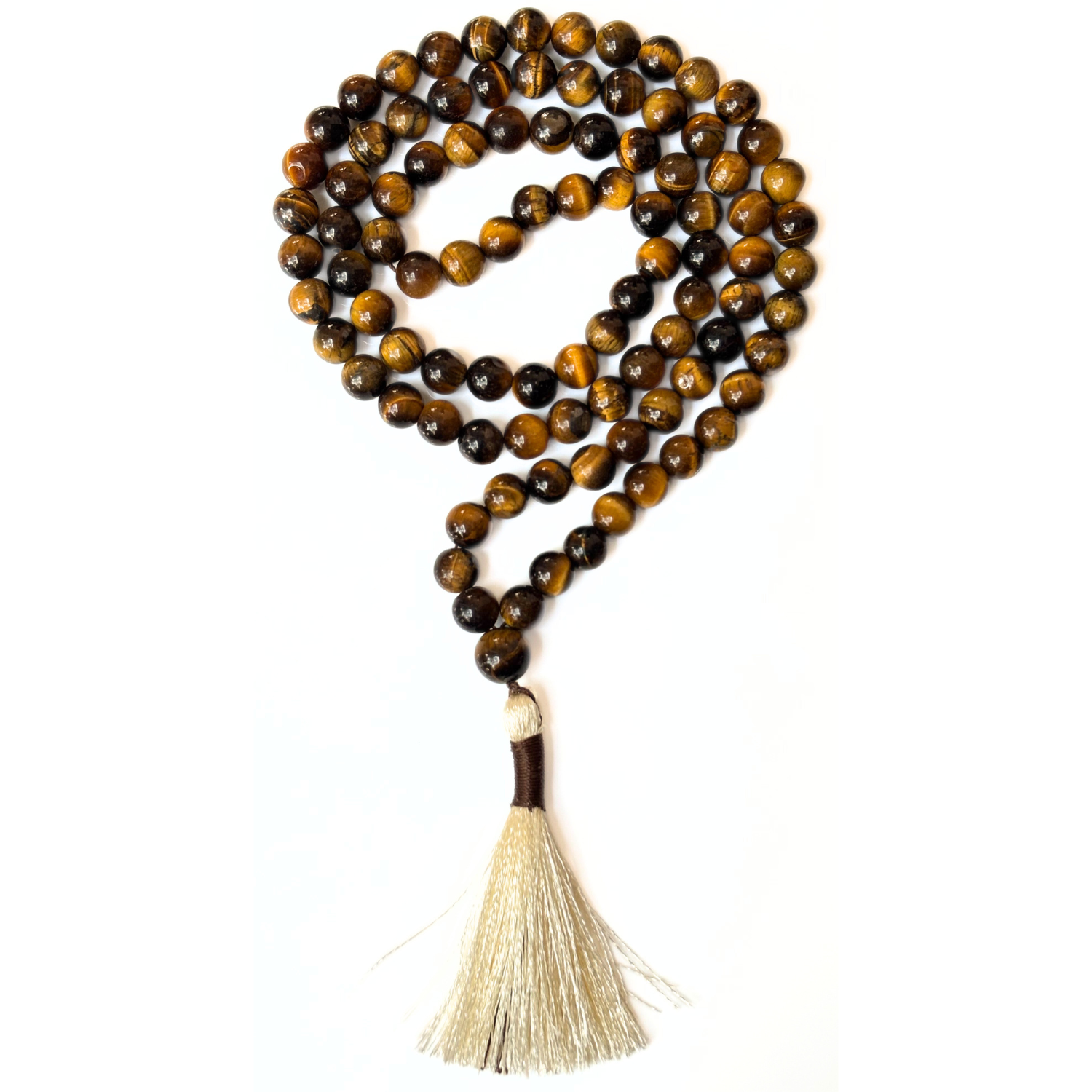 Tiger's Eye Jap Mala – 108 Healing Beads