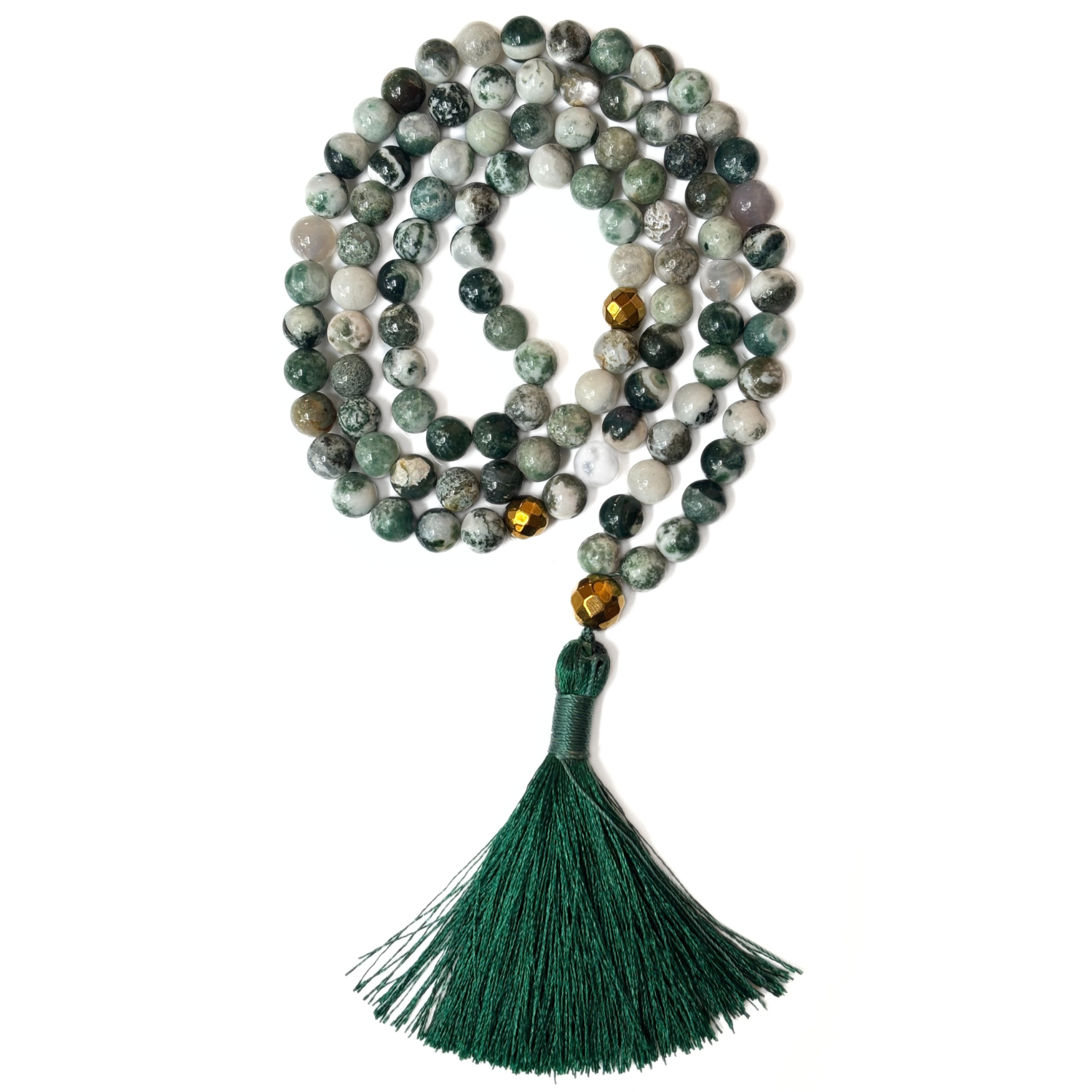 Tree Agate Tree Agate Tasbih – 100 Beads Islamic Prayer Beads