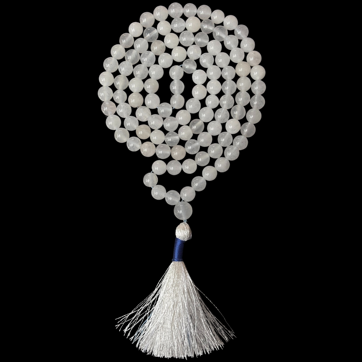 White Agate Jap Mala